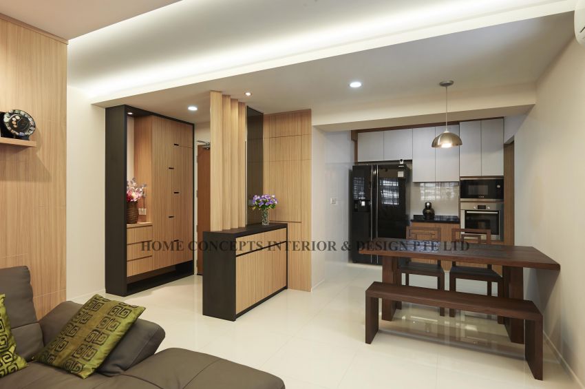 Classical, Contemporary, Modern, Resort Design - Dining Room - HDB 5 Room - Design by Home Concepts Interior & Design Pte Ltd