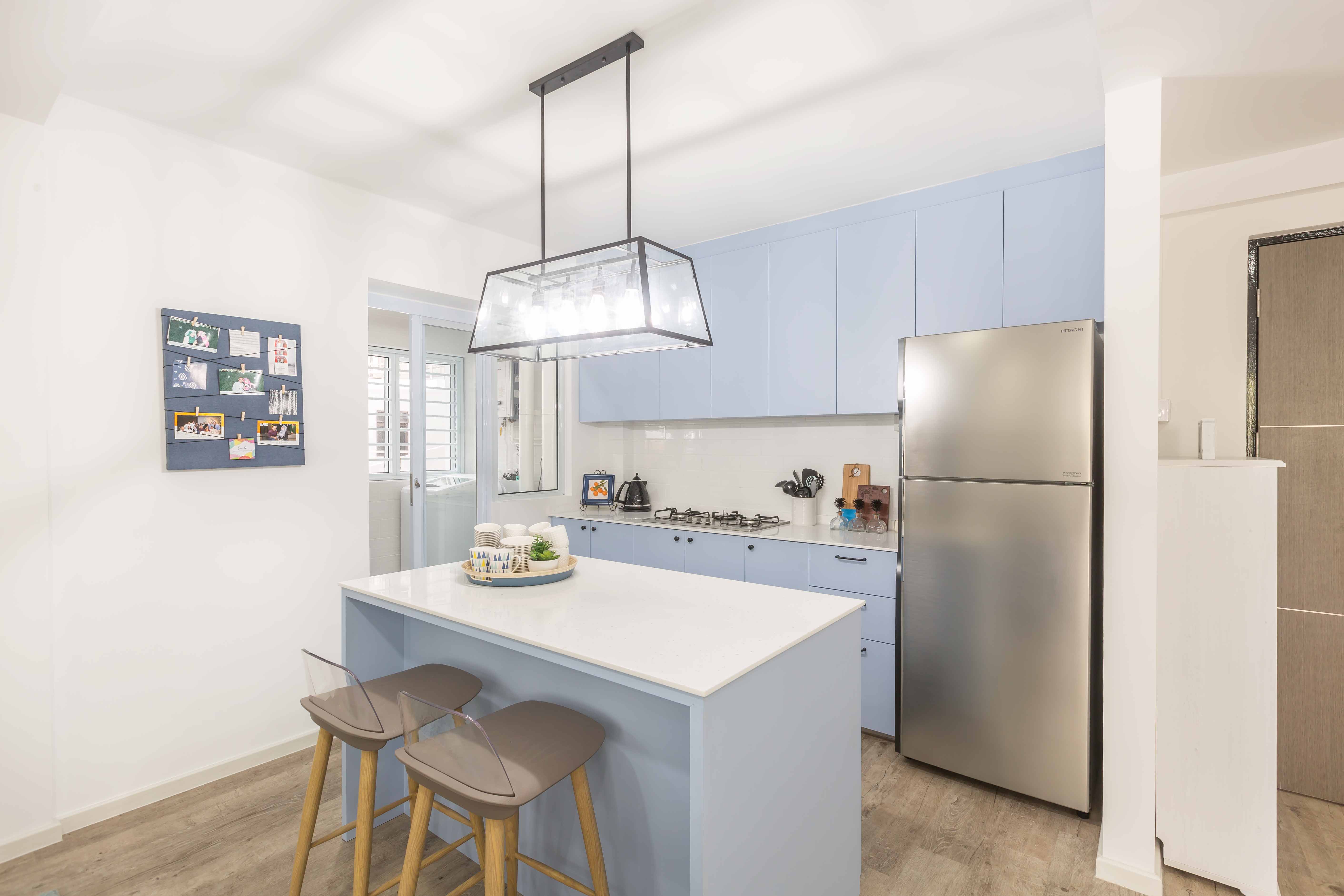 Modern Design - Kitchen - HDB 4 Room - Design by Home Concepts Interior & Design Pte Ltd