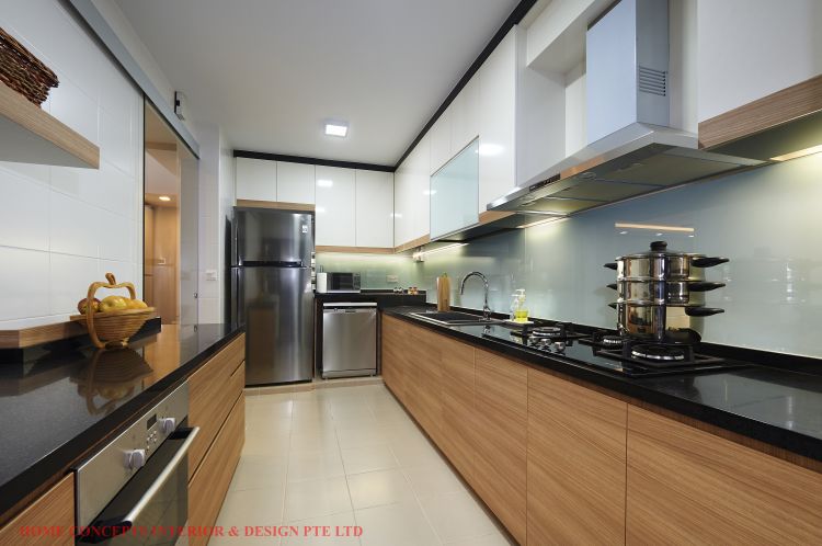 Contemporary, Minimalist, Scandinavian Design - Kitchen - HDB 5 Room - Design by Home Concepts Interior & Design Pte Ltd
