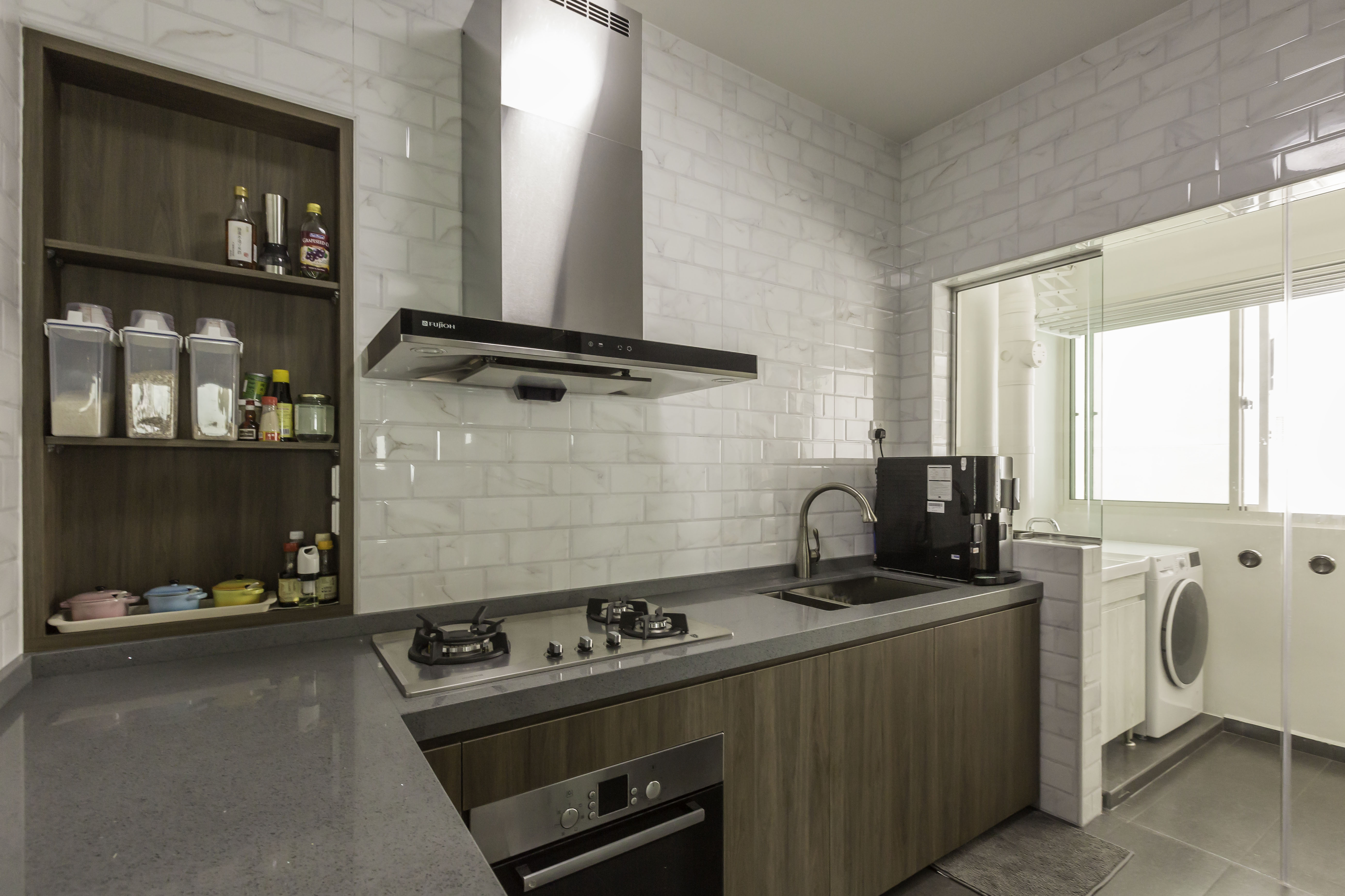 Modern, Scandinavian Design - Kitchen - HDB 5 Room - Design by Home Concepts Interior & Design Pte Ltd