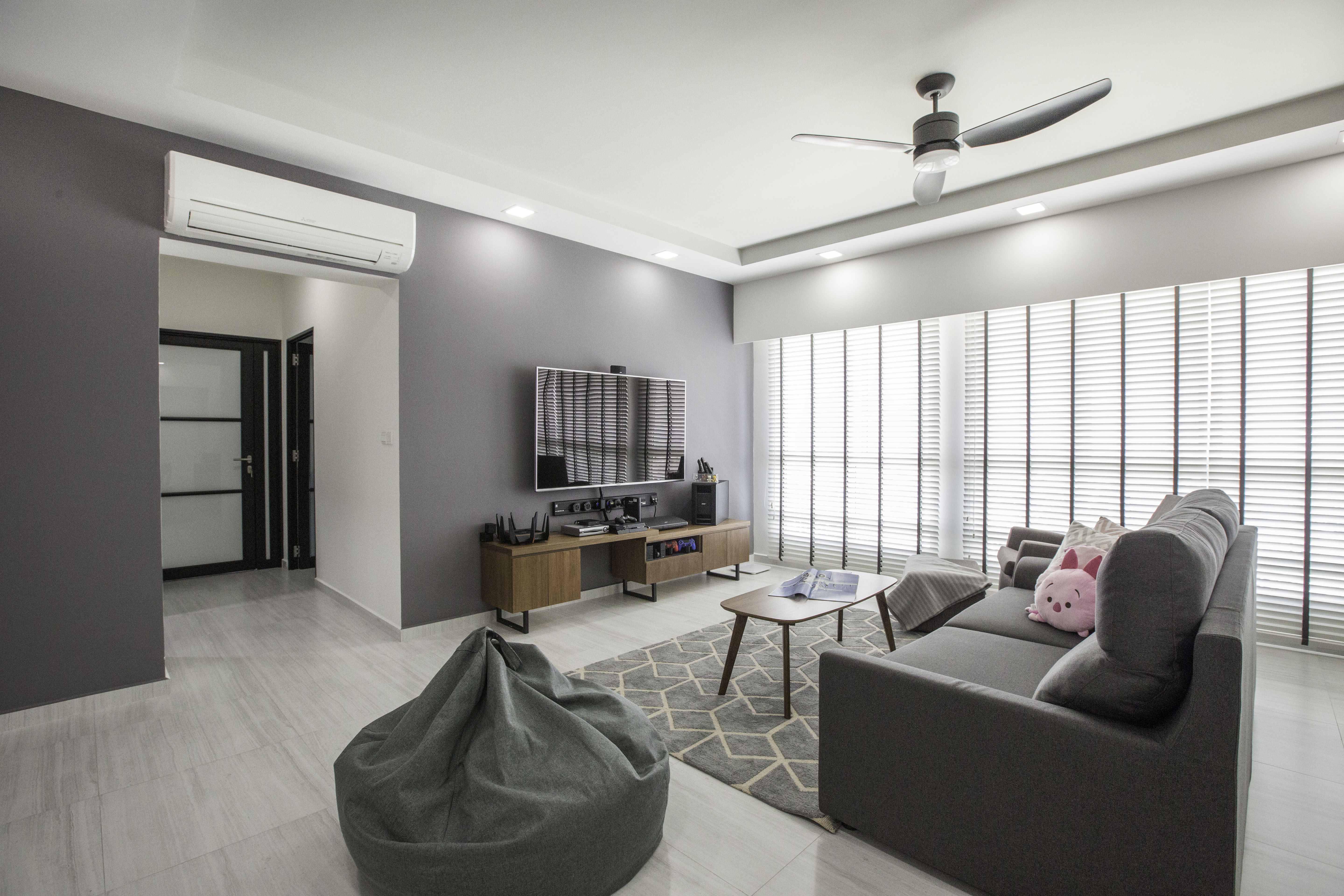 Modern, Scandinavian Design - Living Room - HDB 5 Room - Design by Home Concepts Interior & Design Pte Ltd