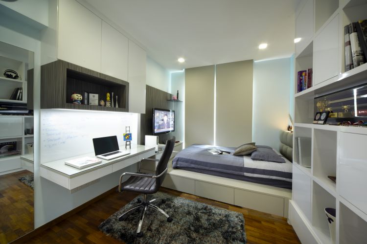 Contemporary, Modern Design - Bedroom - Condominium - Design by Home Design Base