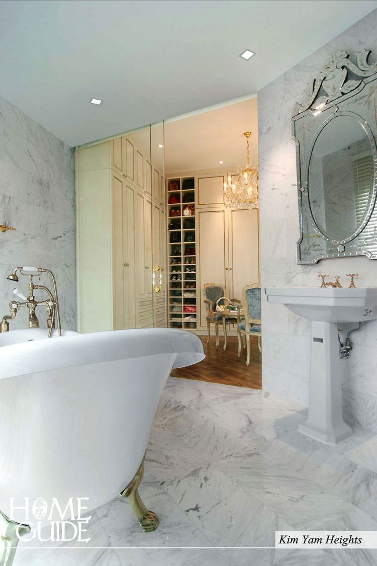 Classical, Mediterranean Design - Bathroom - Condominium - Design by Home Guide Design & Contracts Pte Ltd