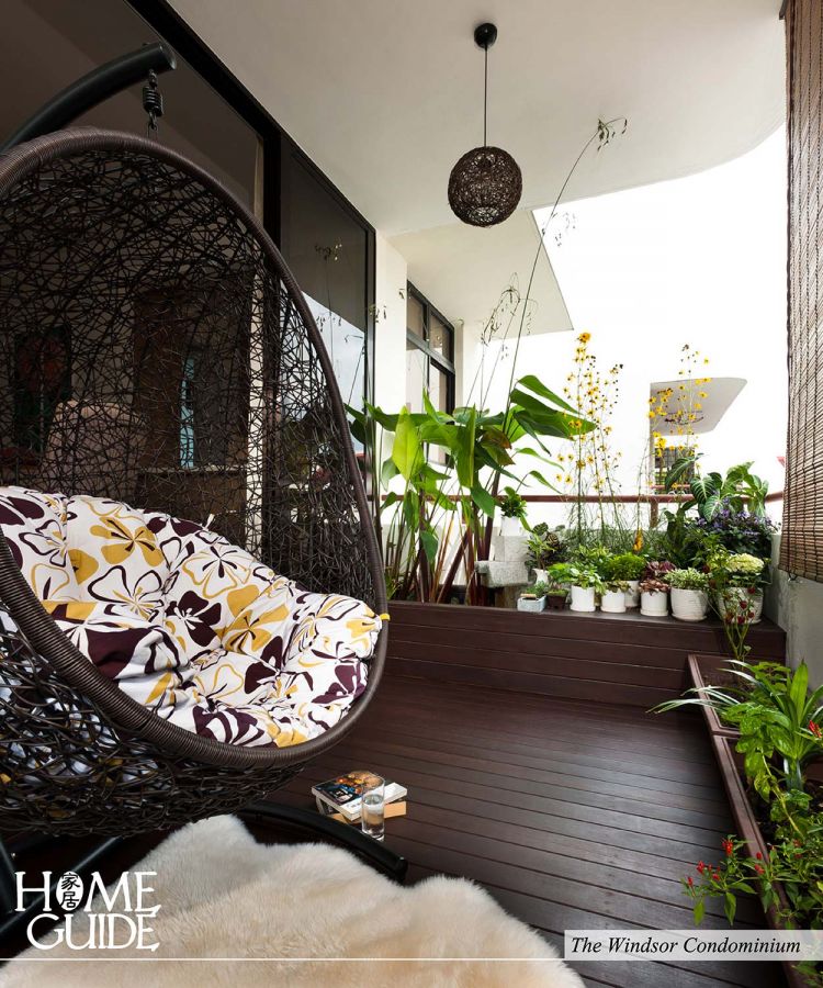 Contemporary, Tropical Design - Balcony - Condominium - Design by Home Guide Design & Contracts Pte Ltd