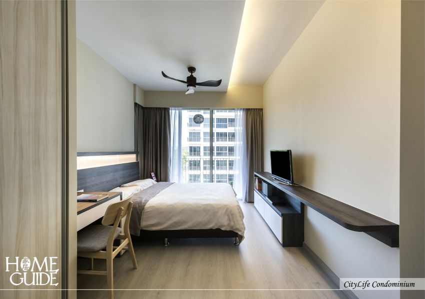 Contemporary, Minimalist Design - Bedroom - Condominium - Design by Home Guide Design & Contracts Pte Ltd