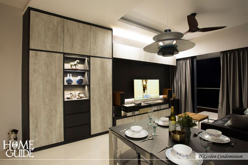 Contemporary, Rustic Design - Dining Room - Condominium - Design by Home Guide Design & Contracts Pte Ltd