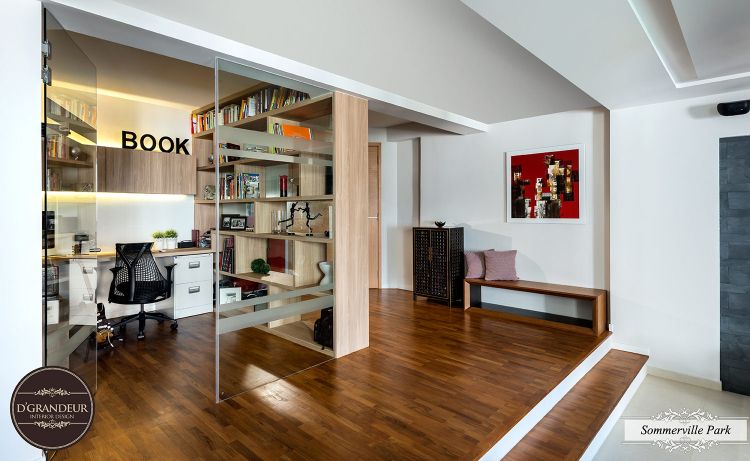 Contemporary, Modern Design - Study Room - Condominium - Design by Home Guide Design & Contracts Pte Ltd