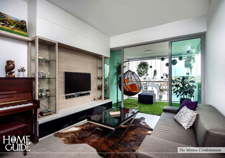 Minimalist, Modern Design - Living Room - Condominium - Design by Home Guide Design & Contracts Pte Ltd