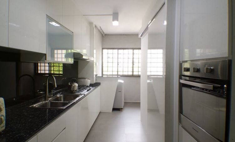 Minimalist, Modern Design - Kitchen - HDB 4 Room - Design by Home Reno Pte Ltd