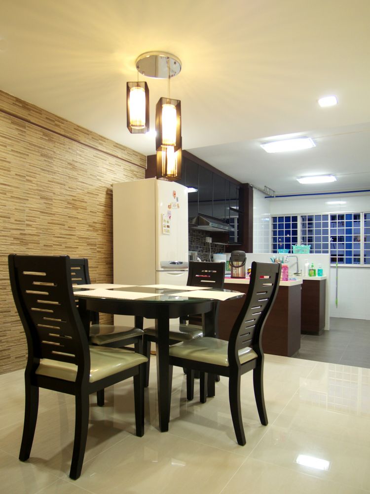 Classical, Modern Design - Dining Room - HDB 4 Room - Design by Home Reno Pte Ltd