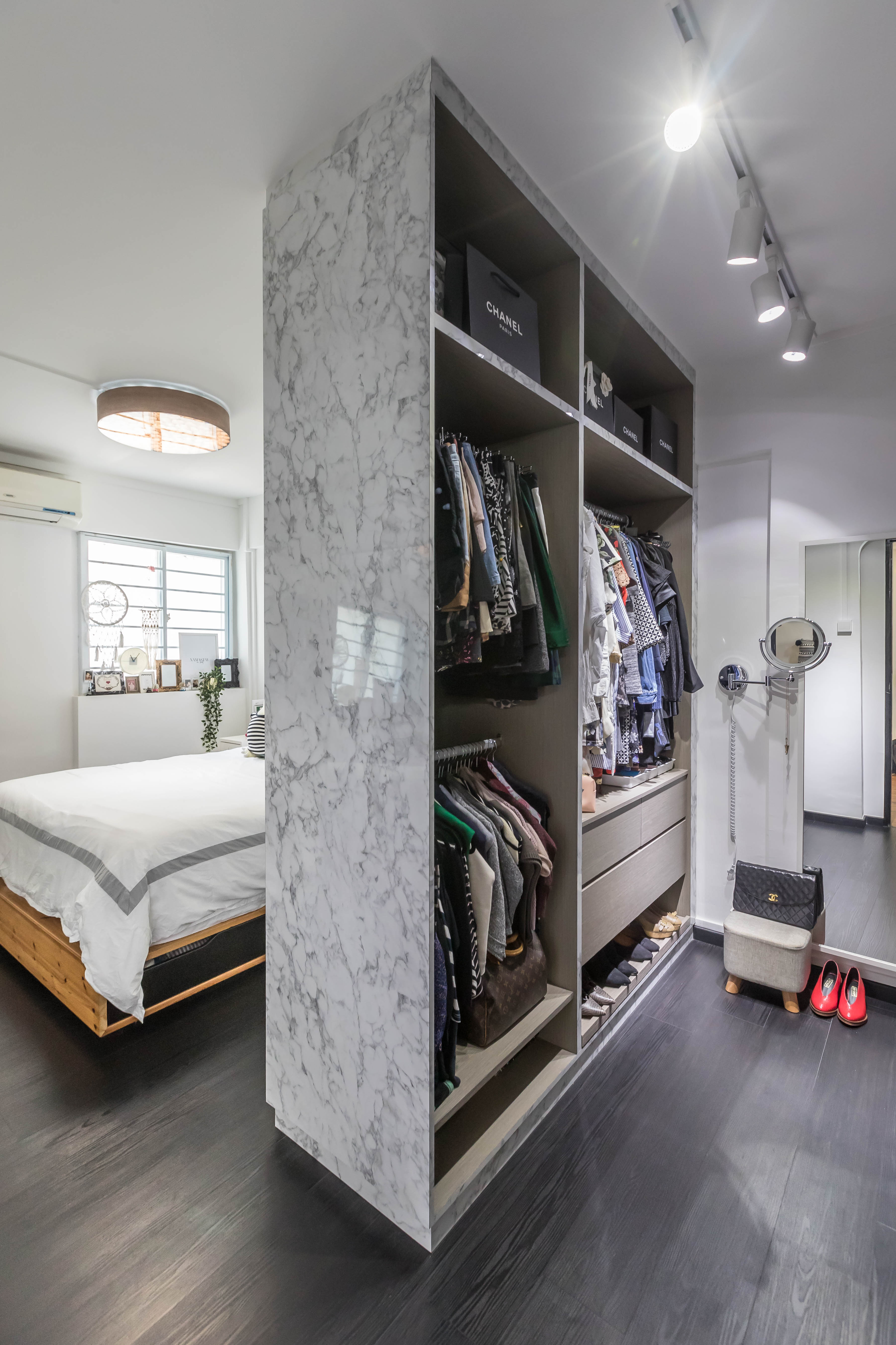Modern Design - Bedroom - HDB 3 Room - Design by Hue Concept Interior Design Pte Ltd