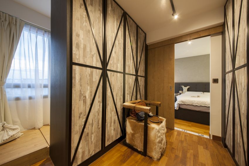 Eclectic, Industrial Design - Bedroom - HDB 4 Room - Design by Hue Concept Interior Design Pte Ltd