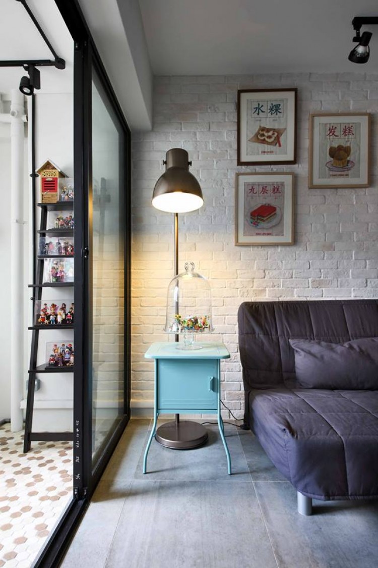 Modern, Retro Design - Living Room - HDB 4 Room - Design by Hue Concept Interior Design Pte Ltd