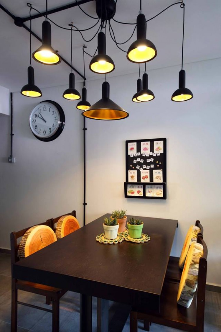 Modern, Retro Design - Dining Room - HDB 4 Room - Design by Hue Concept Interior Design Pte Ltd