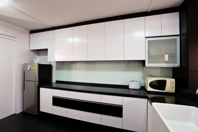 Minimalist Design - Kitchen - HDB 3 Room - Design by Hwa Li Design & Build Pte Ltd