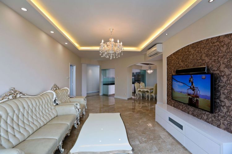 Classical, Victorian Design - Living Room - Condominium - Design by Hwa Li Design & Build Pte Ltd