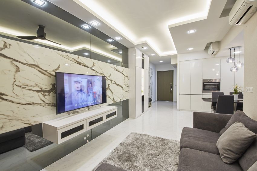 Modern Design - Living Room - Condominium - Design by I-chapter Pte Ltd