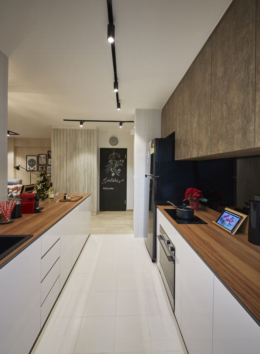 Scandinavian Design - Kitchen - HDB 4 Room - Design by I-chapter Pte Ltd