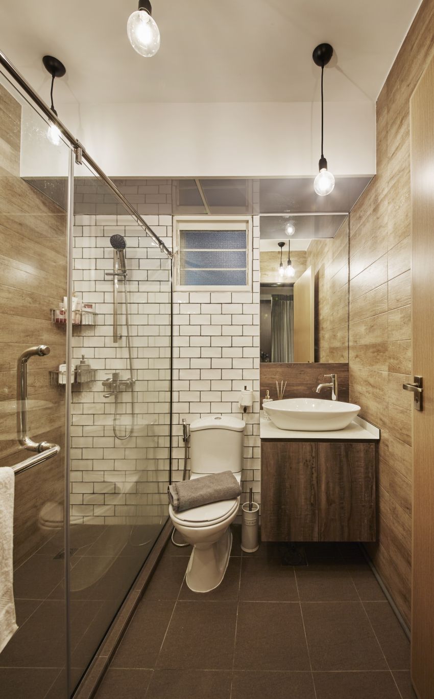 Scandinavian Design - Bathroom - HDB 4 Room - Design by I-chapter Pte Ltd