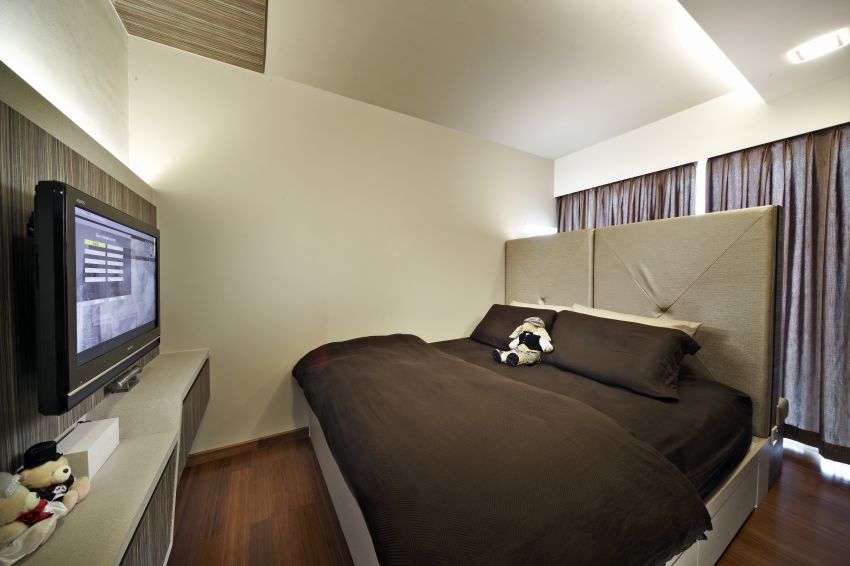 Modern, Resort Design - Bedroom - HDB 4 Room - Design by I-chapter Pte Ltd