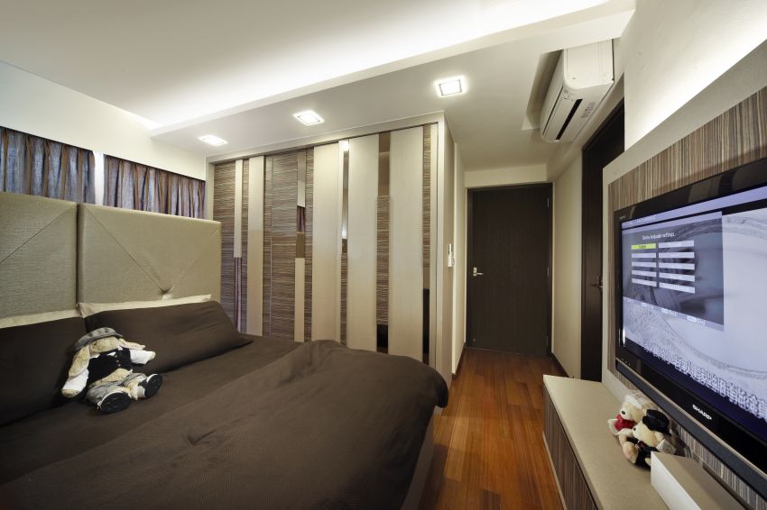 Modern, Resort Design - Bedroom - HDB 4 Room - Design by I-chapter Pte Ltd