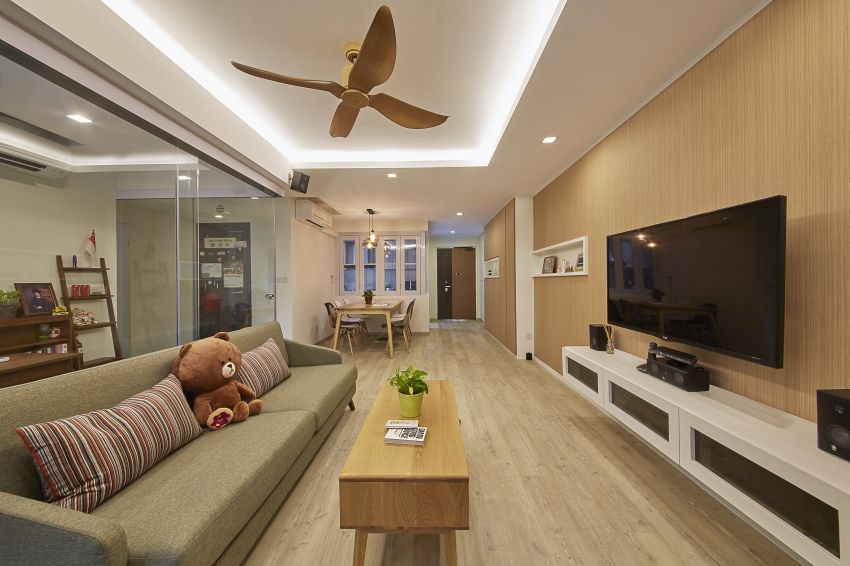 Contemporary, Scandinavian Design - Living Room - HDB 5 Room - Design by I-chapter Pte Ltd