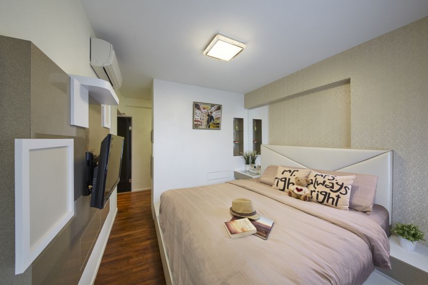 Modern, Resort, Tropical Design - Bedroom - HDB 5 Room - Design by I-chapter Pte Ltd