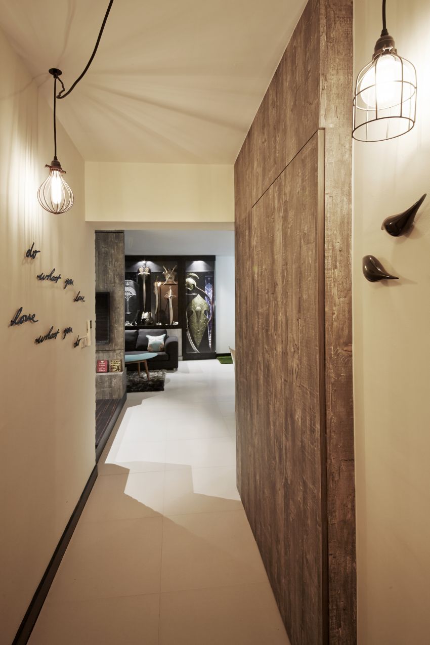 Industrial, Scandinavian Design - Living Room - HDB 5 Room - Design by I-chapter Pte Ltd