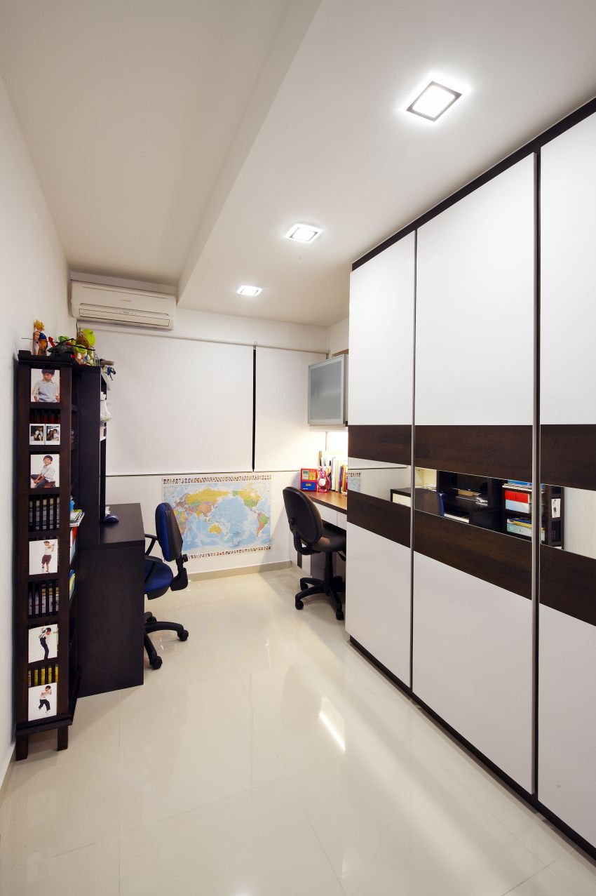 Contemporary, Modern Design - Study Room - HDB 5 Room - Design by I-chapter Pte Ltd