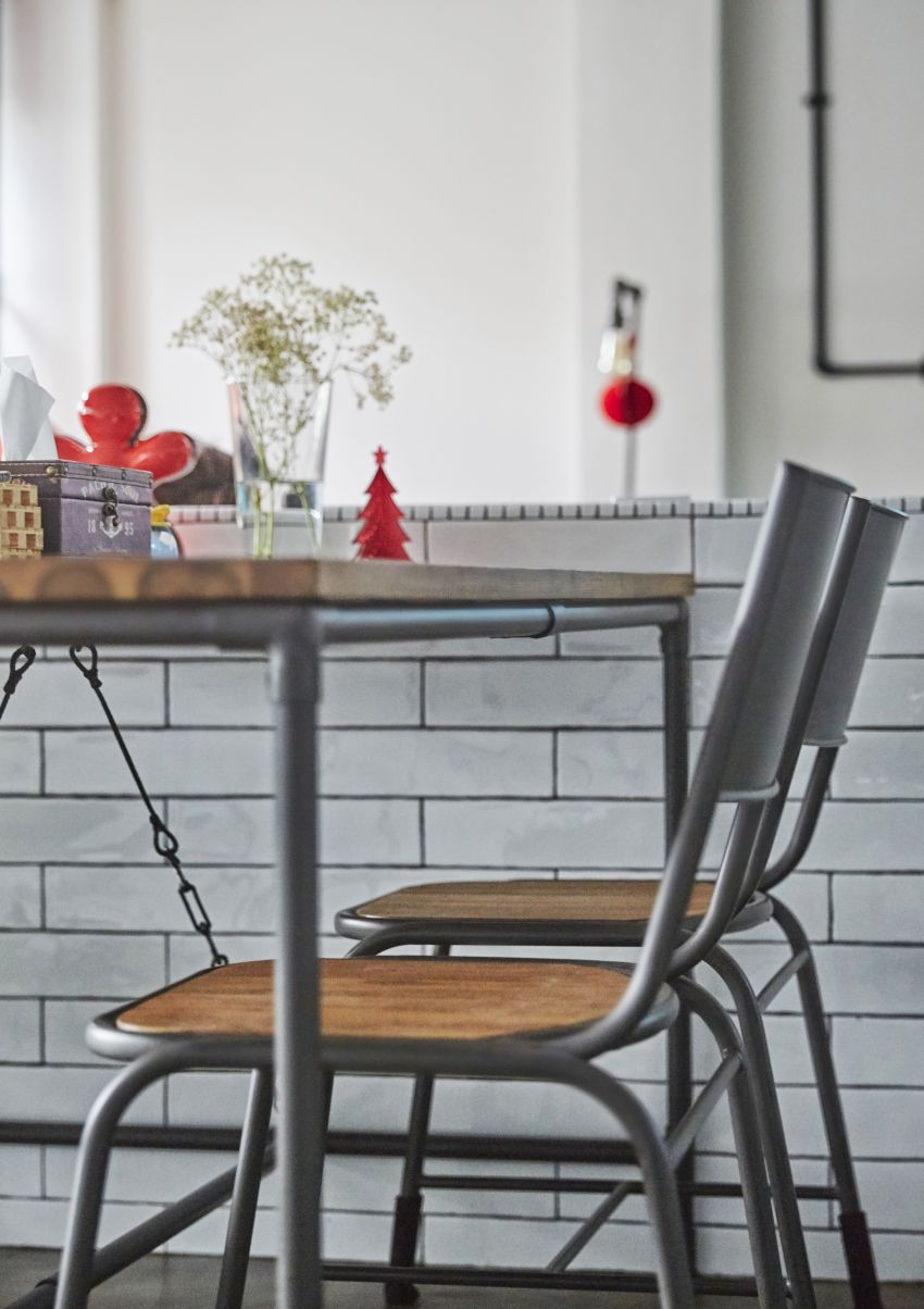 Industrial, Modern Design - Dining Room - HDB 5 Room - Design by I-chapter Pte Ltd