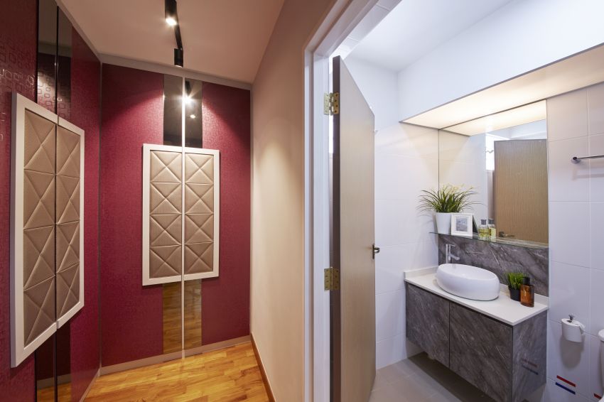 Tropical Design - Bathroom - HDB 5 Room - Design by I-chapter Pte Ltd