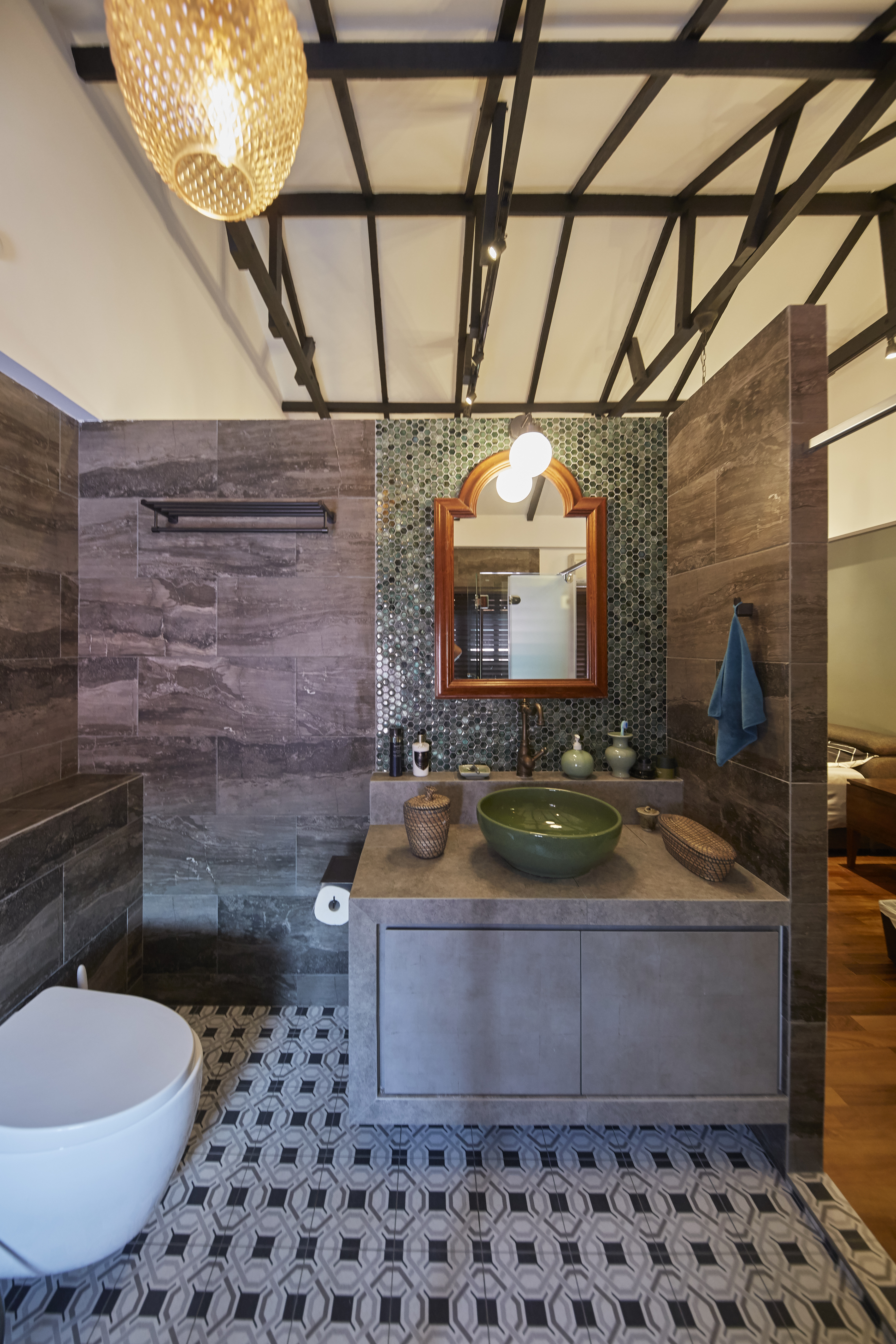 Eclectic Design - Bathroom - Landed House - Design by I-chapter Pte Ltd