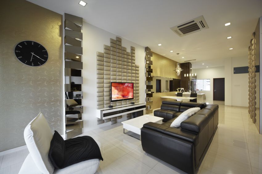 Modern Design - Living Room - Landed House - Design by I-chapter Pte Ltd