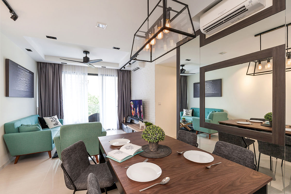 Contemporary, Scandinavian Design - Living Room - Condominium - Design by Icon Interior Design