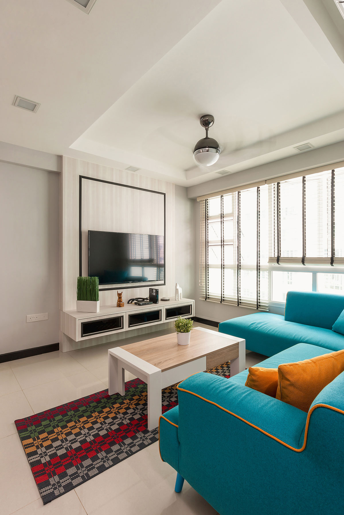 Modern, Scandinavian Design - Living Room - HDB 4 Room - Design by Icon Interior Design
