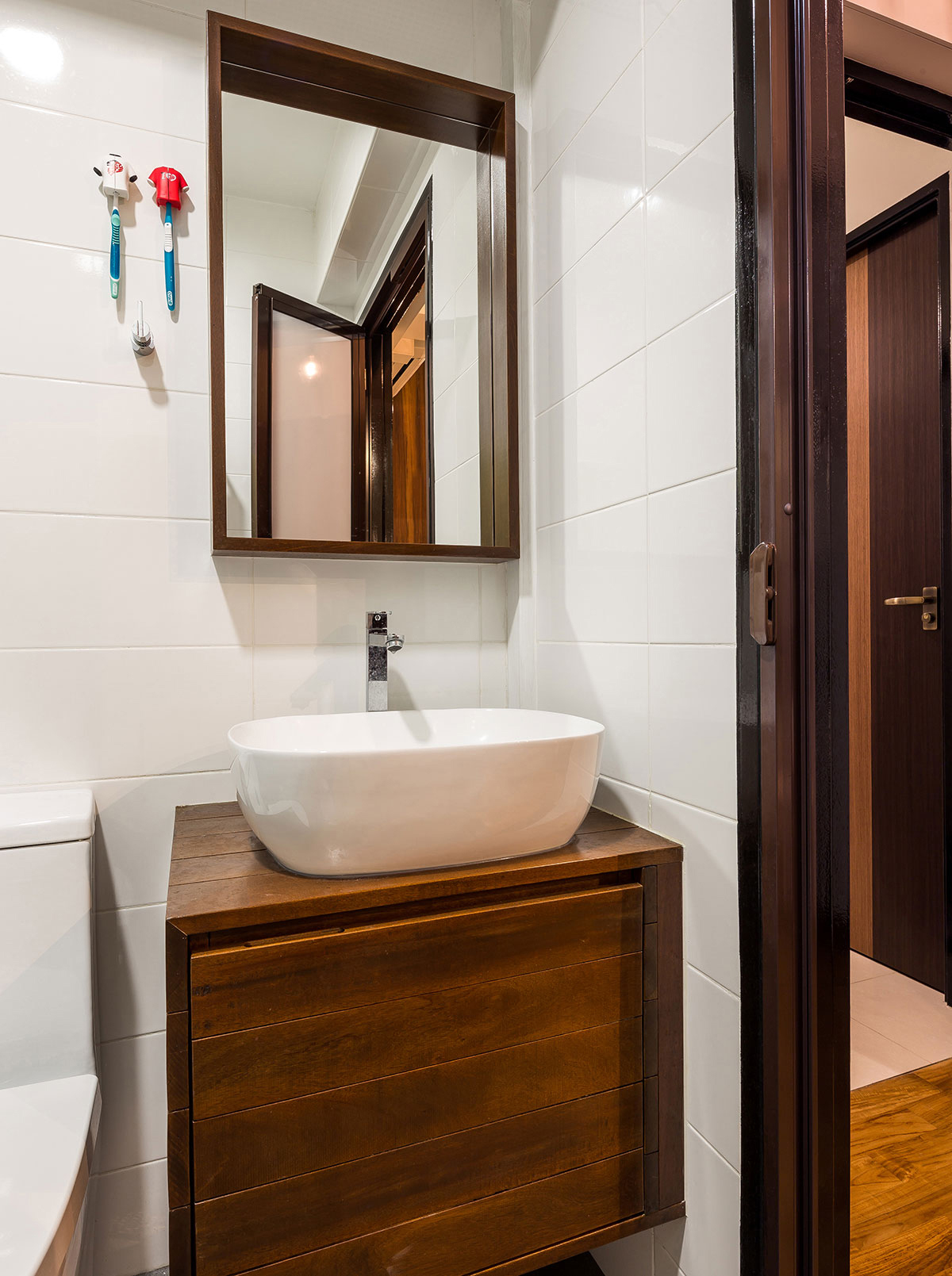 Retro, Scandinavian Design - Bathroom - HDB 4 Room - Design by Icon Interior Design