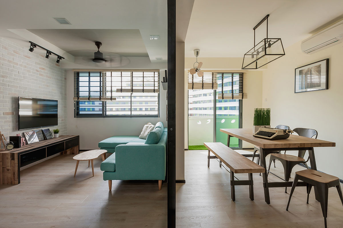 Contemporary, Scandinavian Design - Living Room - HDB 5 Room - Design by Icon Interior Design