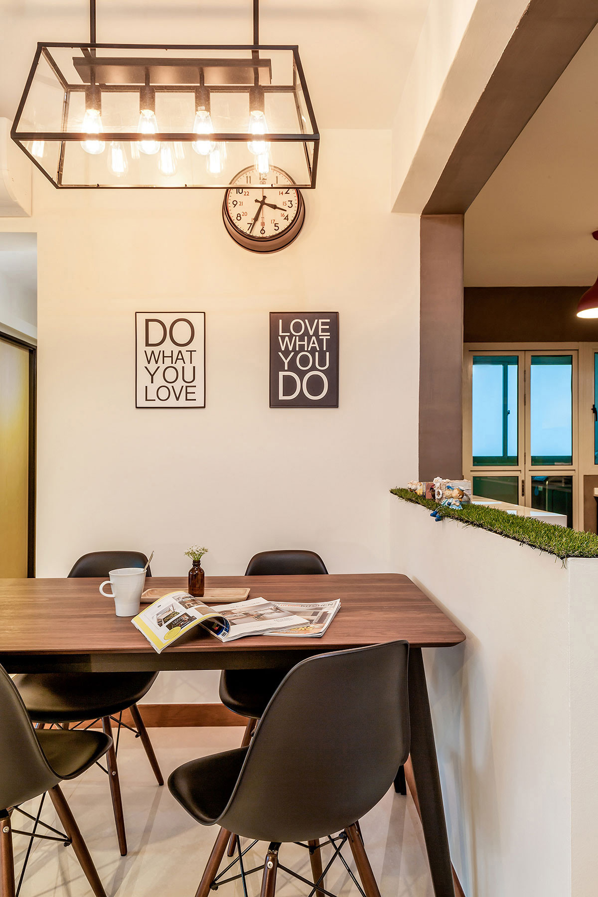 Industrial, Scandinavian Design - Dining Room - HDB 5 Room - Design by Icon Interior Design