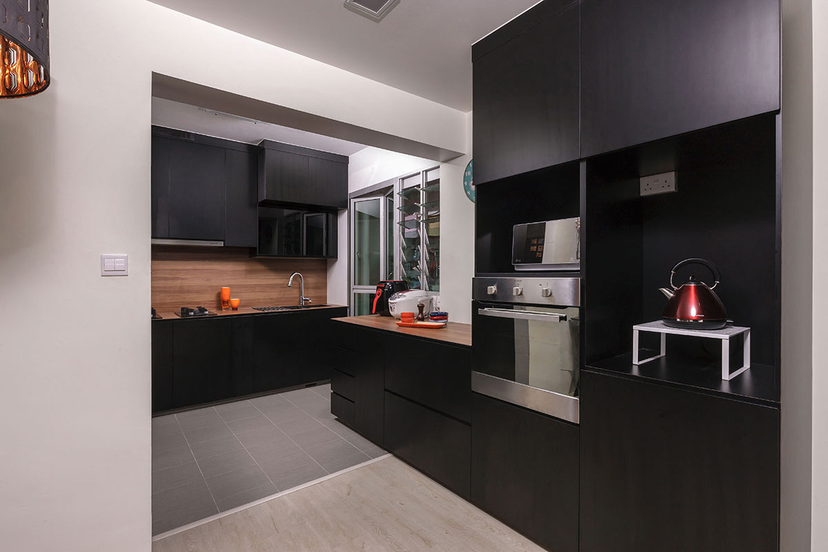 Contemporary Design - Kitchen - HDB 4 Room - Design by Icon Interior Design