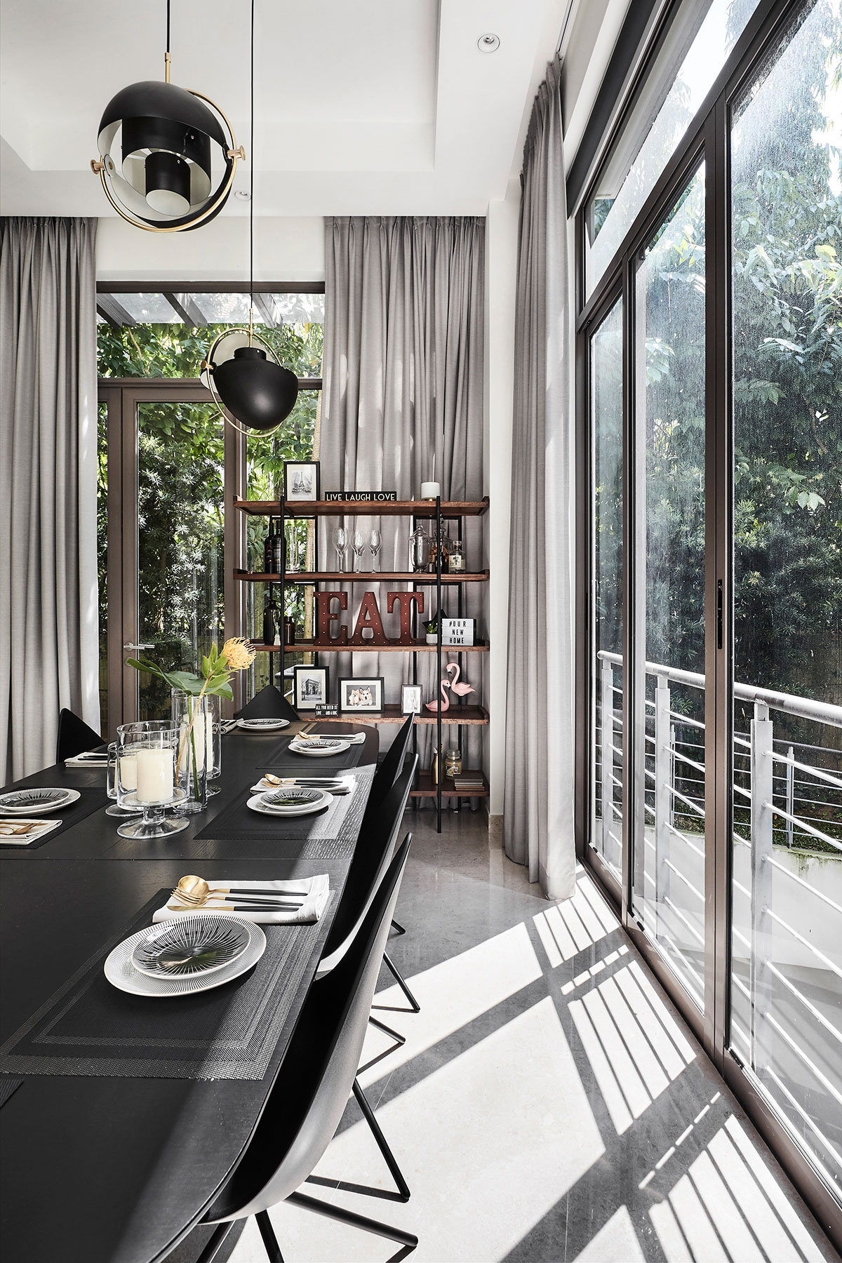 Contemporary, Modern, Resort Design - Dining Room - Landed House - Design by Icon Interior Design