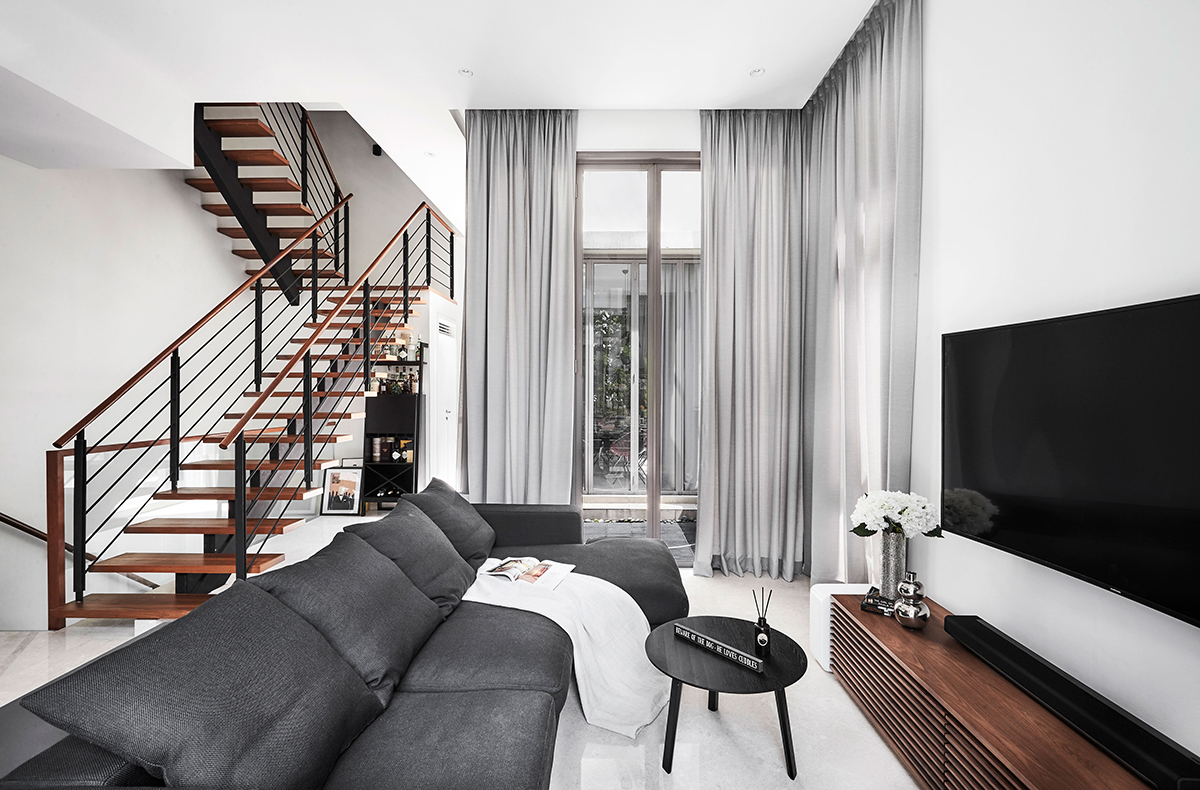 Contemporary, Modern, Resort Design - Living Room - Landed House - Design by Icon Interior Design