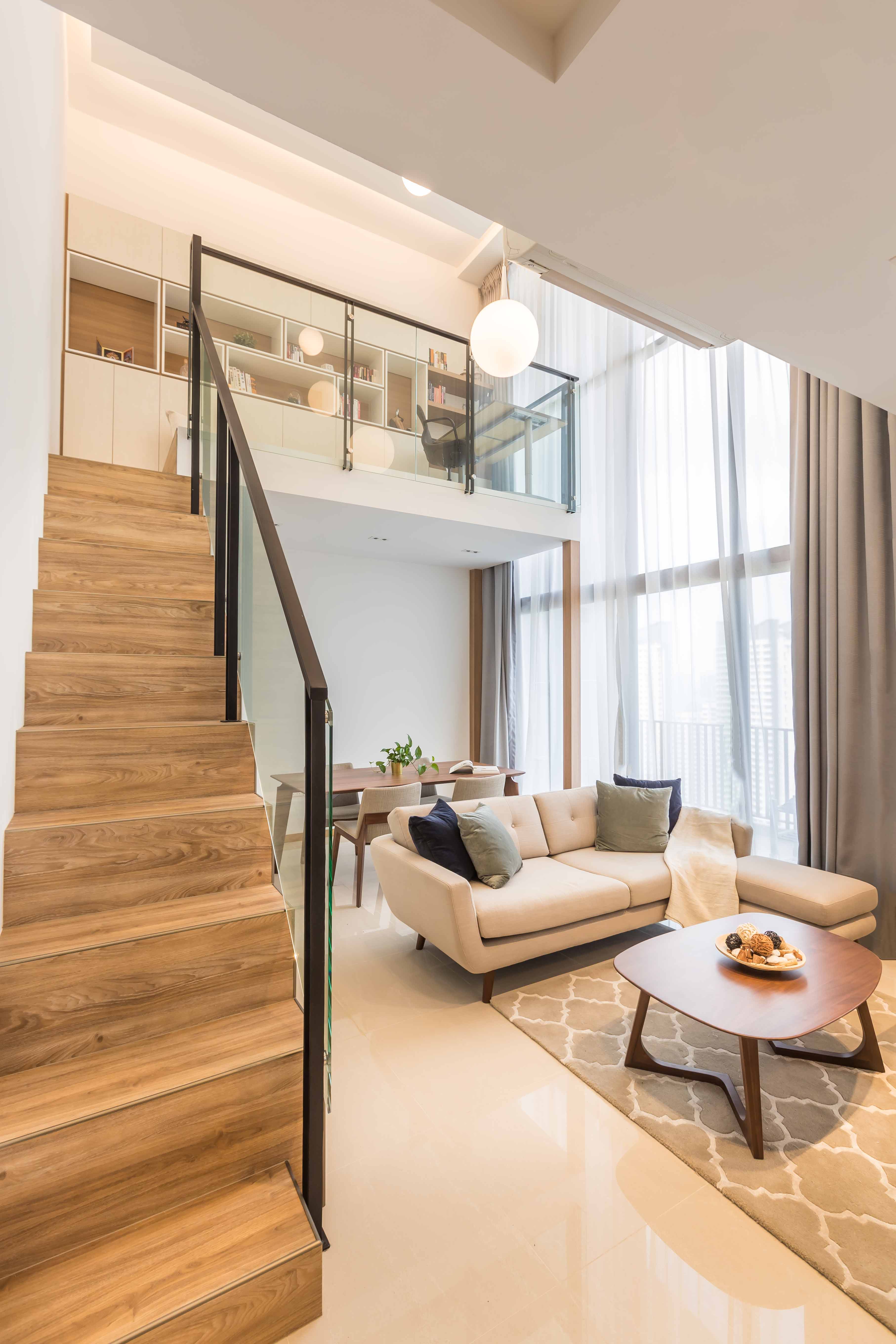 Scandinavian Design - Living Room - Condominium - Design by Icon Interior Design