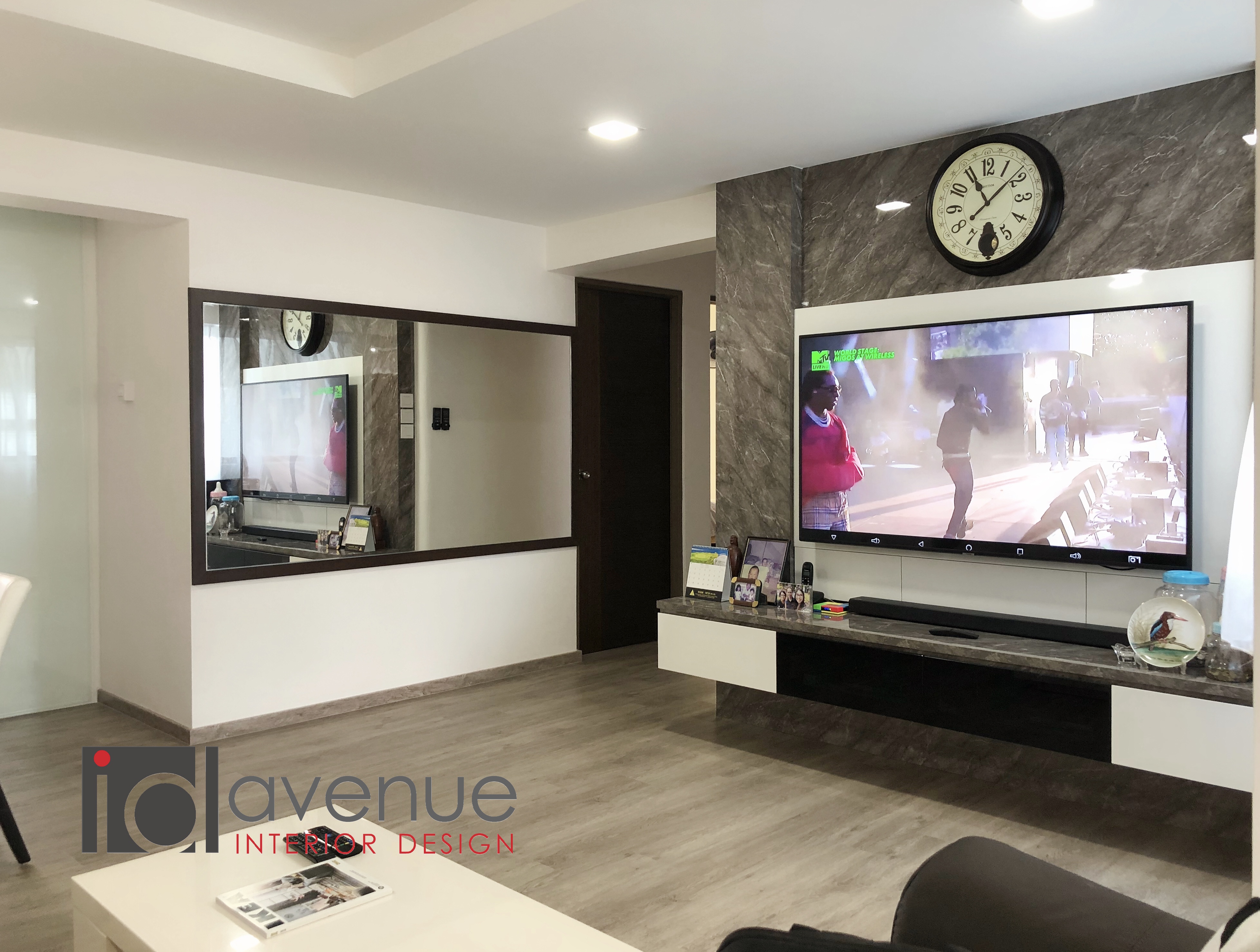 Contemporary, Modern Design - Living Room - HDB 4 Room - Design by ID Avenue Pte Ltd (Interior Design Avenue)