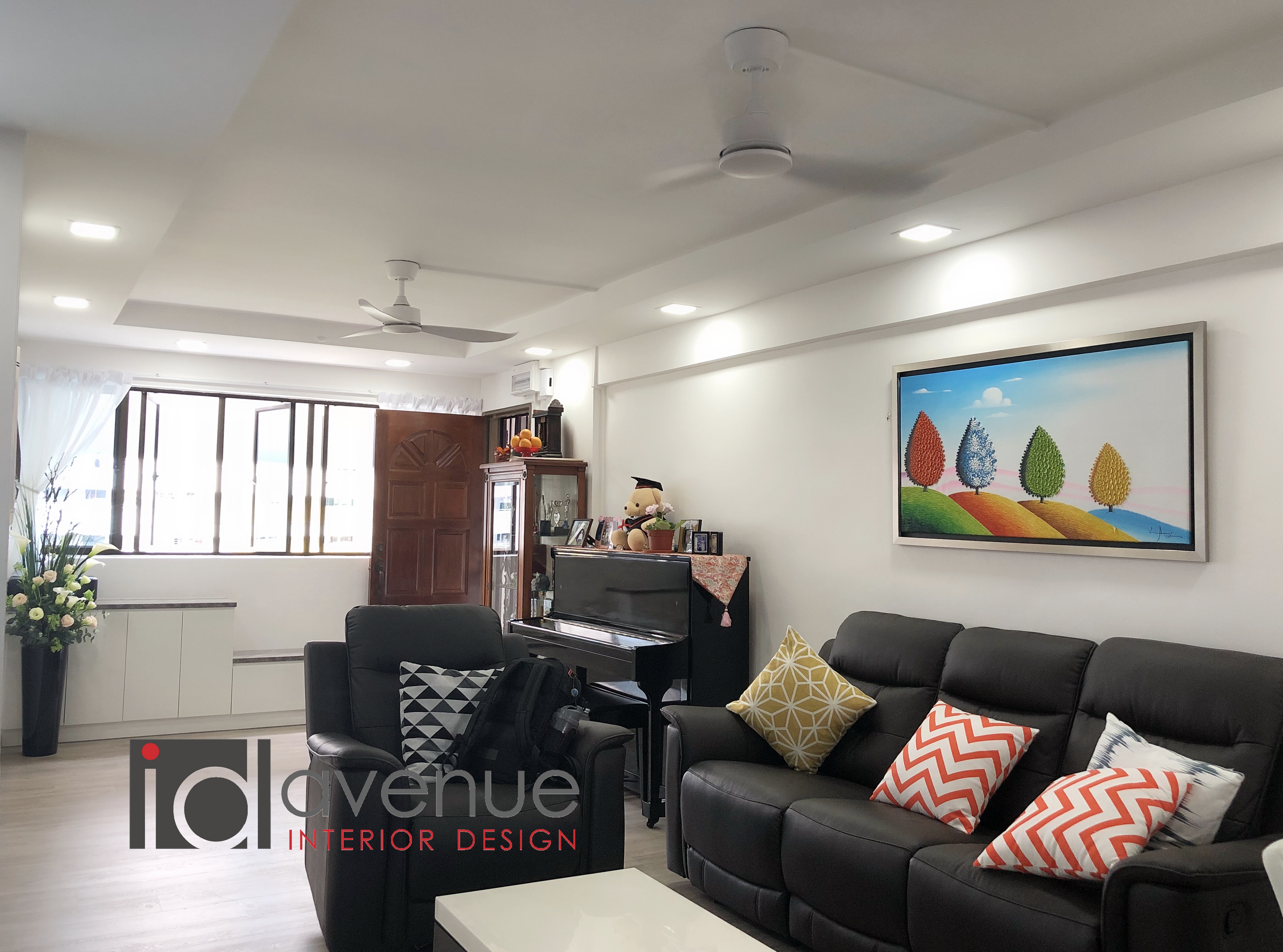 Contemporary, Modern Design - Living Room - HDB 4 Room - Design by ID Avenue Pte Ltd (Interior Design Avenue)