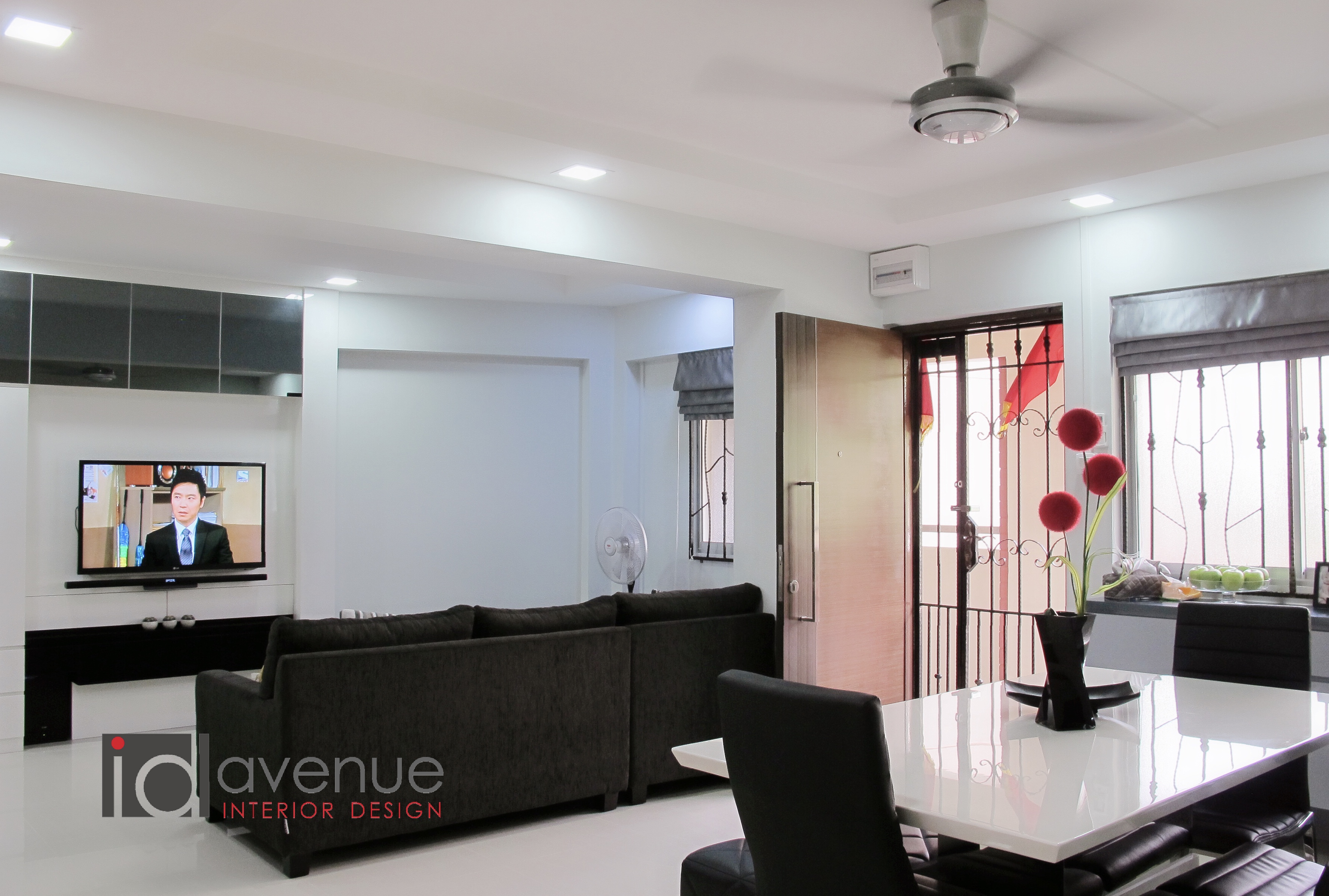 Contemporary, Modern Design - Living Room - HDB 4 Room - Design by ID Avenue Pte Ltd (Interior Design Avenue)