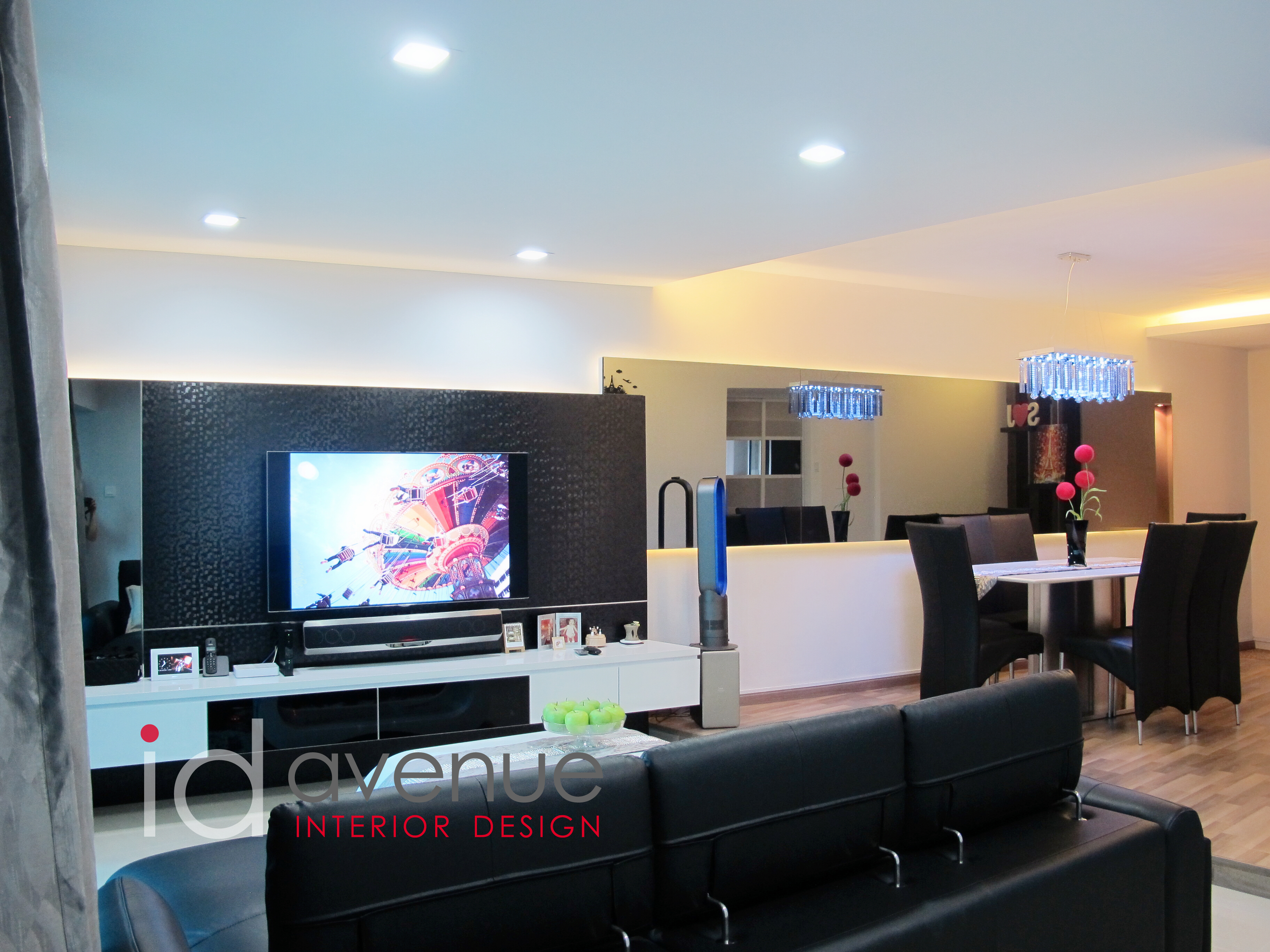 Contemporary, Modern Design - Living Room - HDB 4 Room - Design by ID Avenue Pte Ltd (Interior Design Avenue)