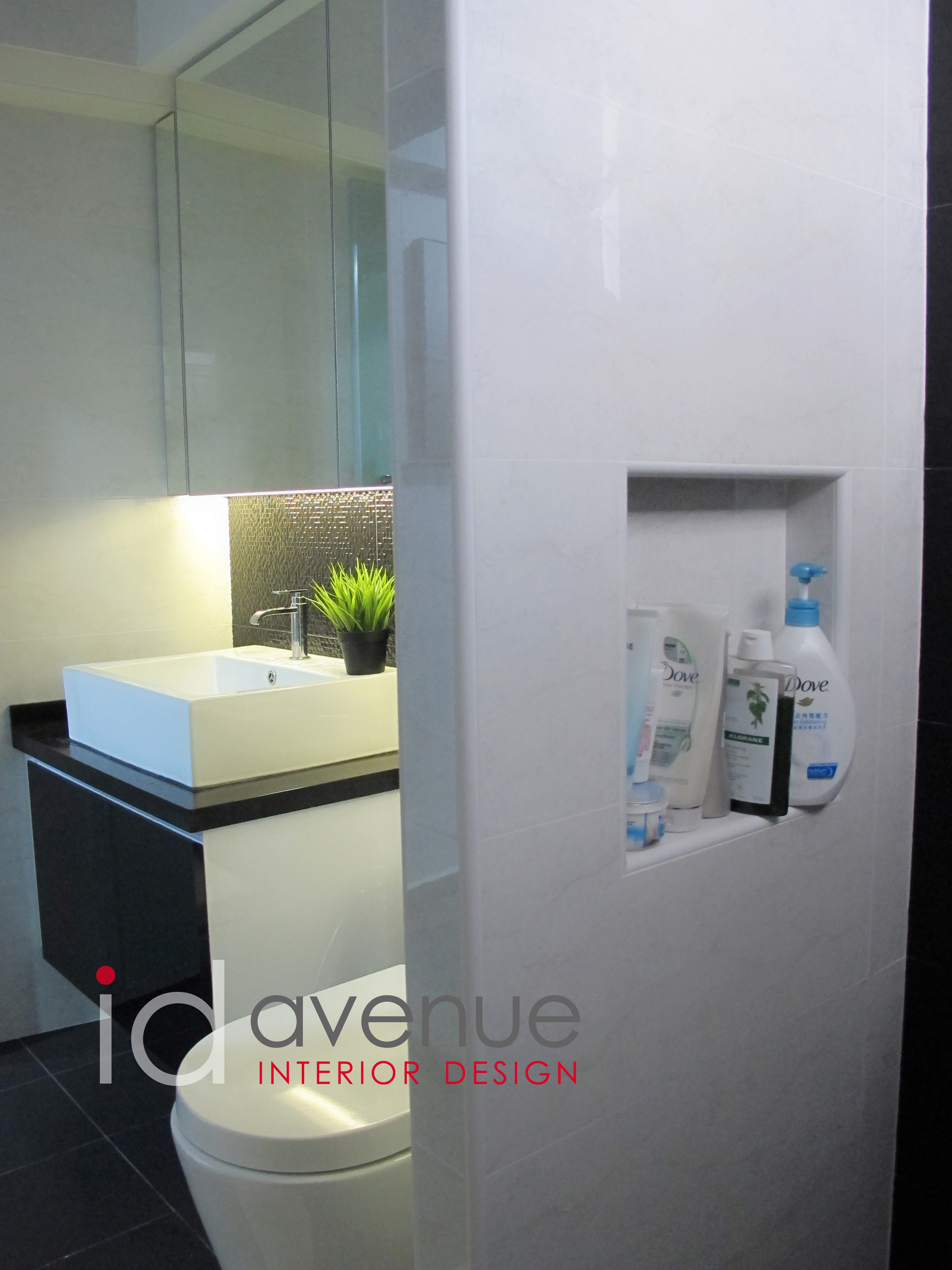 Contemporary, Modern Design - Bathroom - HDB 4 Room - Design by ID Avenue Pte Ltd (Interior Design Avenue)