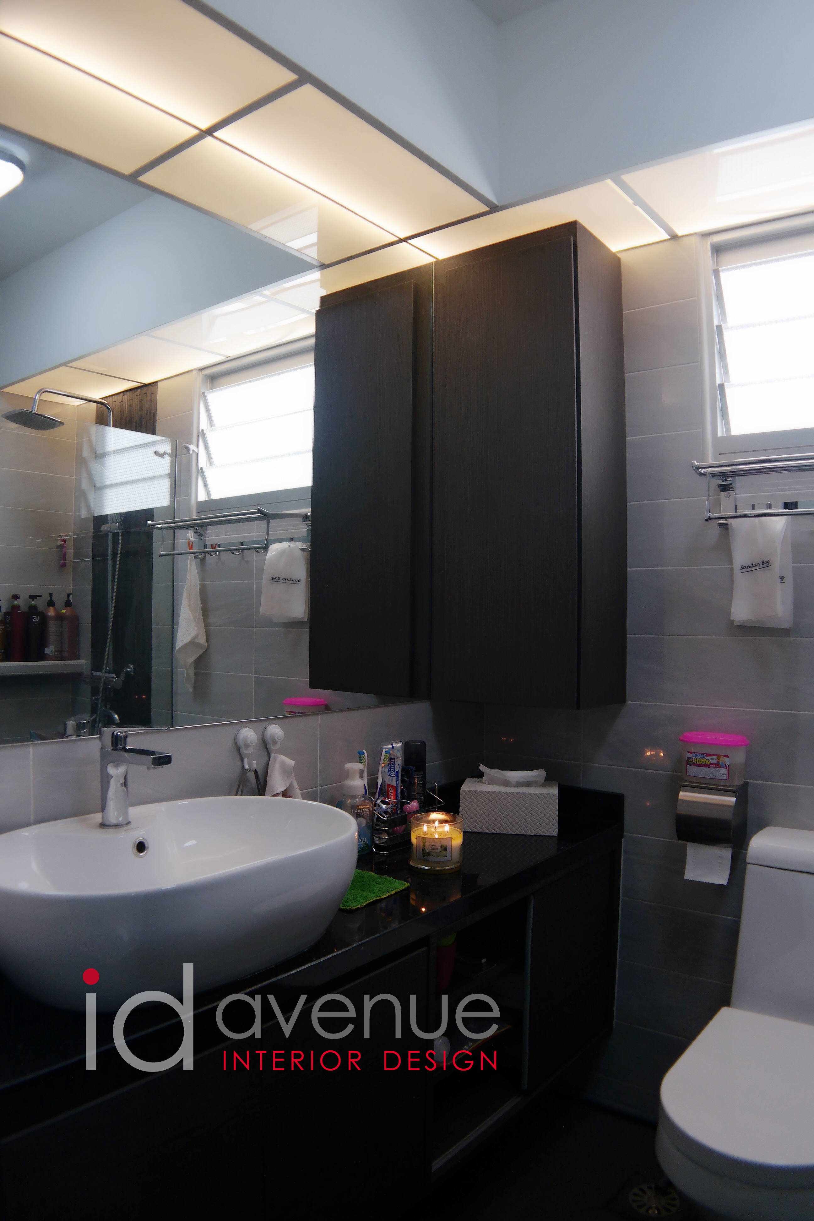 Industrial, Modern Design - Bathroom - HDB 5 Room - Design by ID Avenue Pte Ltd (Interior Design Avenue)