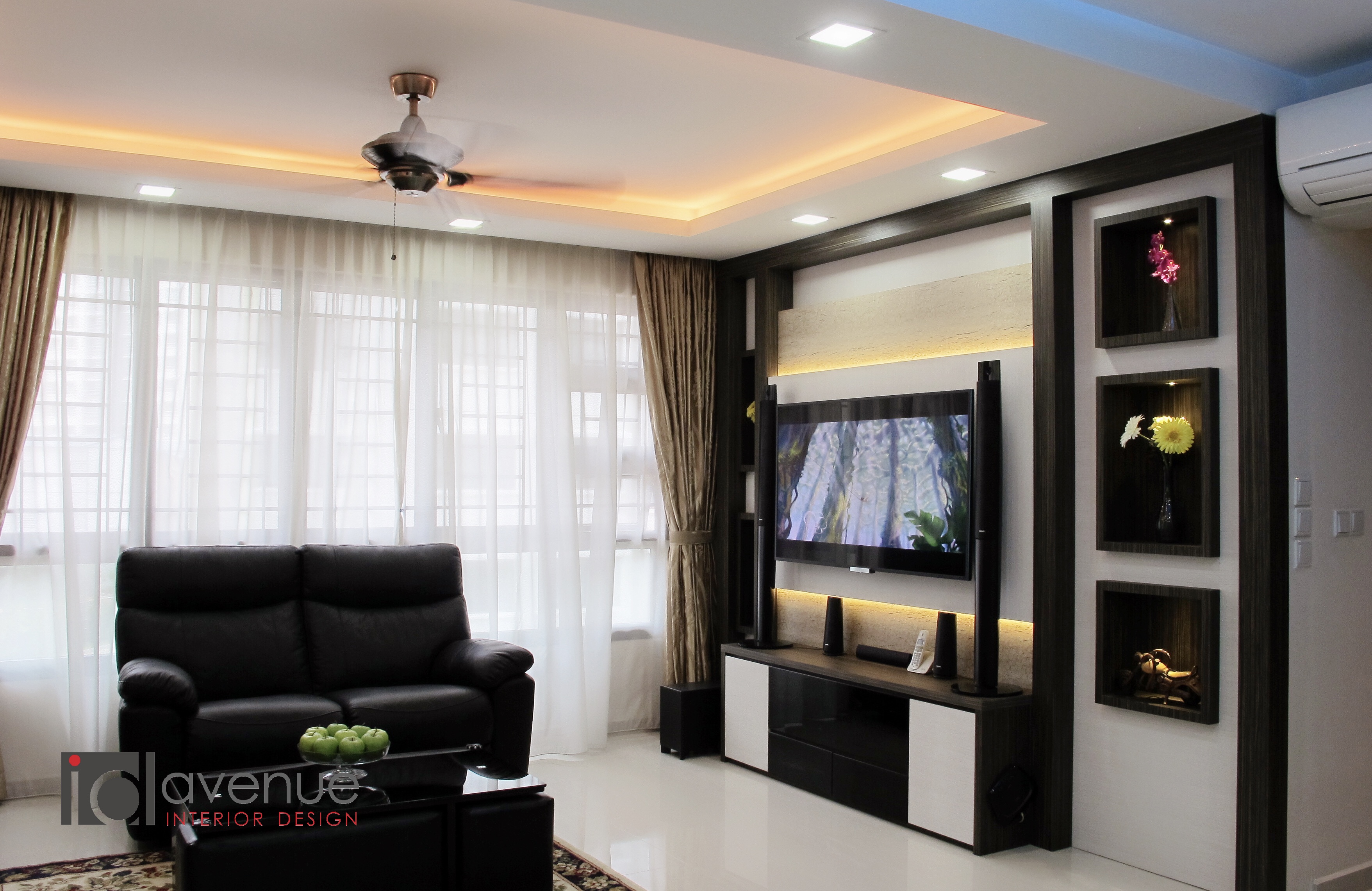 Contemporary, Modern Design - Living Room - HDB 5 Room - Design by ID Avenue Pte Ltd (Interior Design Avenue)