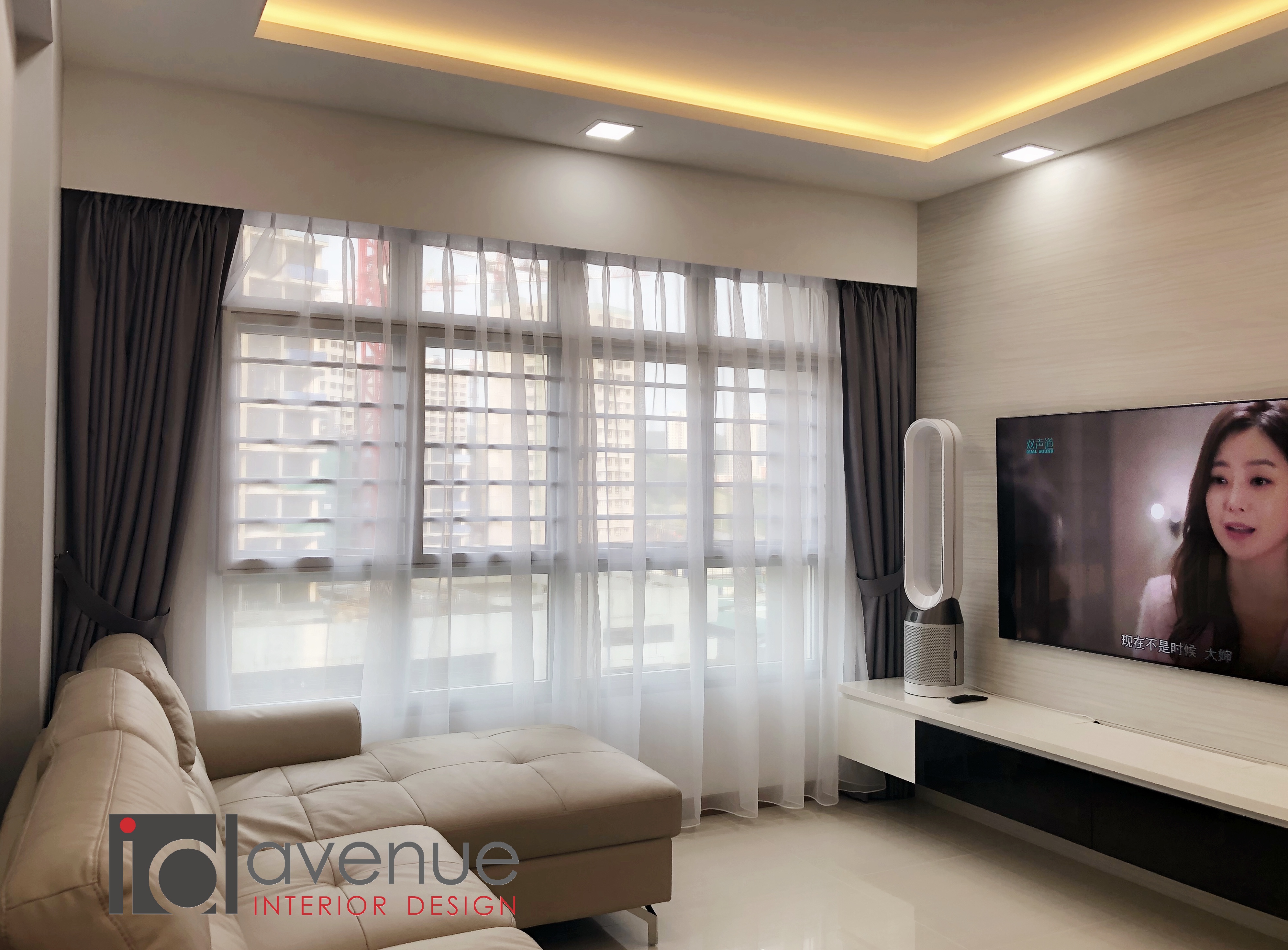 Modern Design - Living Room - HDB 4 Room - Design by ID Avenue Pte Ltd (Interior Design Avenue)